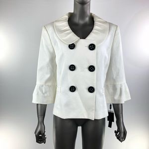 New Tahari Petite White Blazer Size 16P